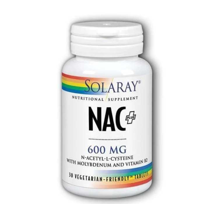 Solaray - NAC + 600mg, 30 Capsules - front