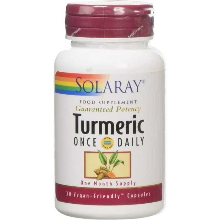 Solaray - Turmeric Once Daily 600mg, 30 Capsules