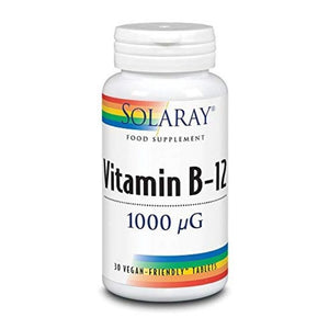 Solaray - Vitamin B12 Sustained Release 1000mcg, 30 Tablets