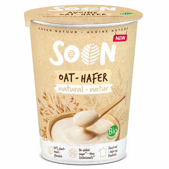 Soon - Organic Natural Yogurt - Oat, 350g