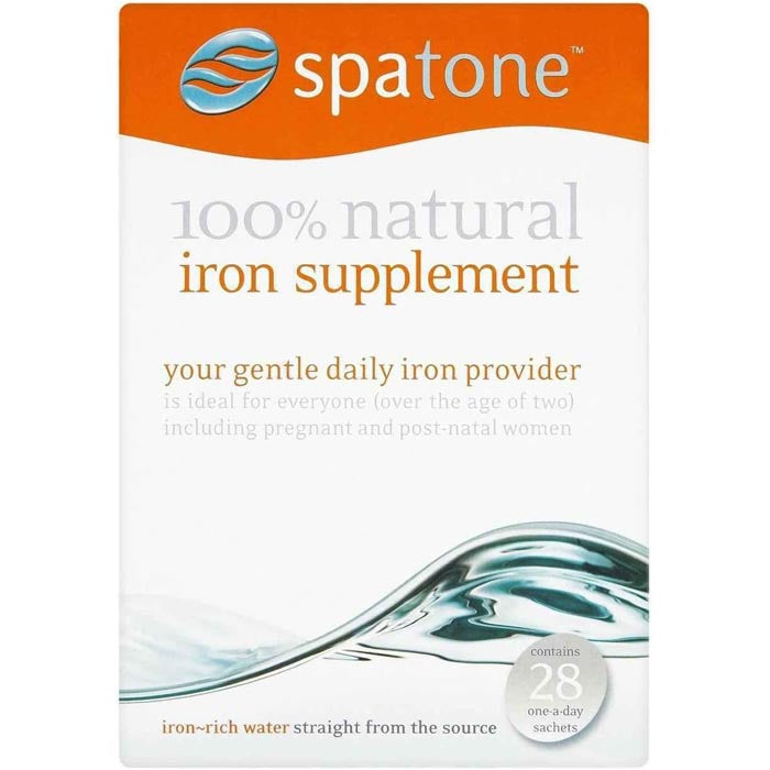 Spatone - Natural Iron Supplement ,28 Sachets - back