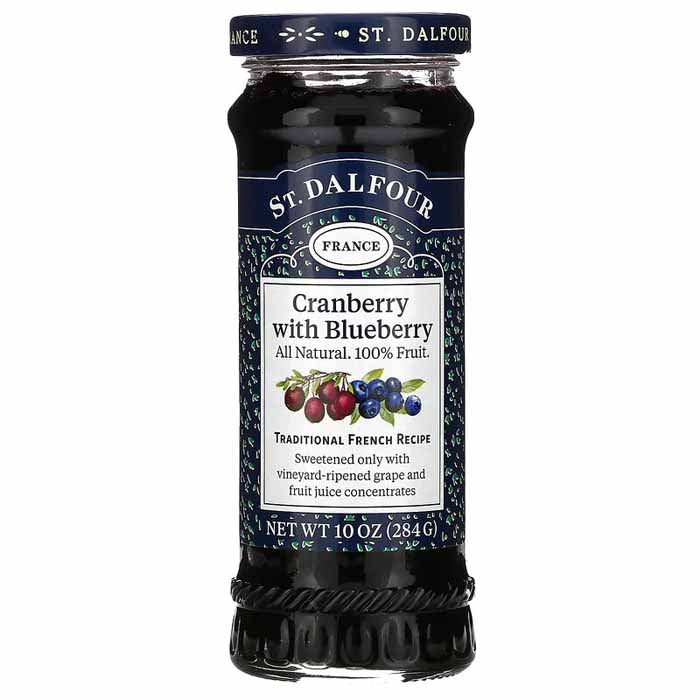 St Dalfour - Cranberry & Blueberry Spread, 284g