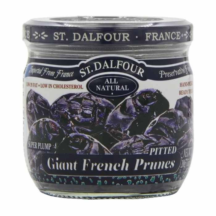 St Dalfour - Semi Dried Pitted Giant Prunes, 200g - Front