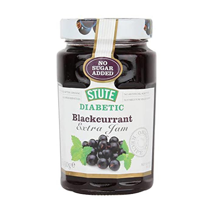 Stute - Diabetic Extra Jam - Blackcurrant, 430g