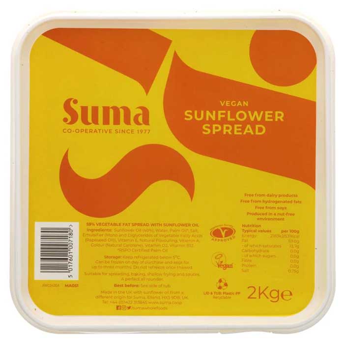 Suma - Sunflower Spread, 2kg Bulk