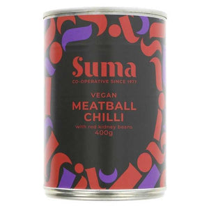 Suma - Vegan Meatball Chilli With Red Kidney Beans, 400g