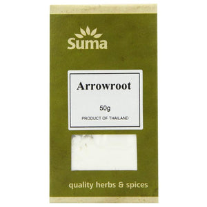 Suma Wholefoods - Arrowroot - Ground, 50g |  Multiple Option
