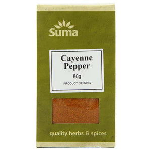 Suma Wholefoods - Cayenne Pepper, 50g |  Multiple Option