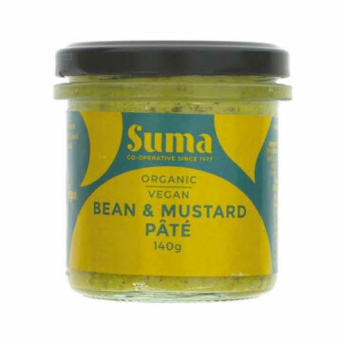 Suma Wholefoods - Organic Bean & Mustard Pate, 140g - front