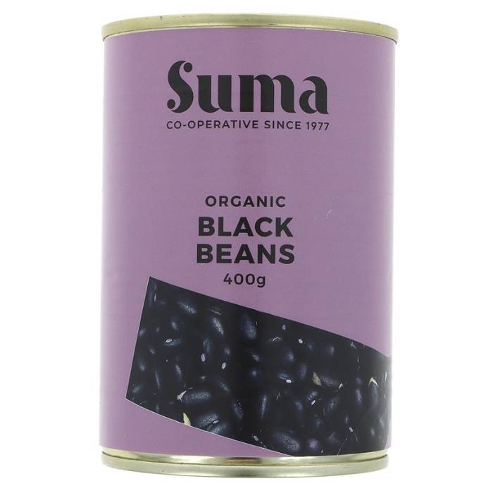 Suma Wholefoods - Organic Black Beans, 400g