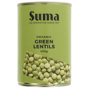 Suma Wholefoods - Organic Green Lentils, 400g