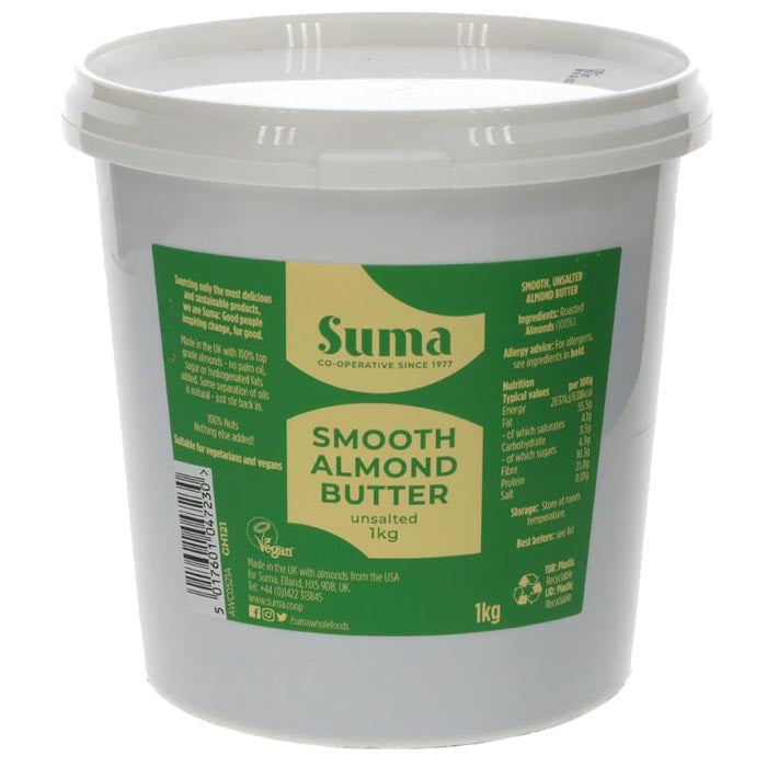 Suma Wholefoods - Smooth Almond Butter, 1kg