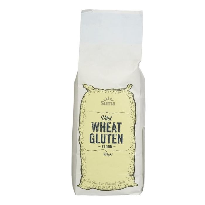 Suma Wholefoods - Vital Wheat Gluten, 500g - Front