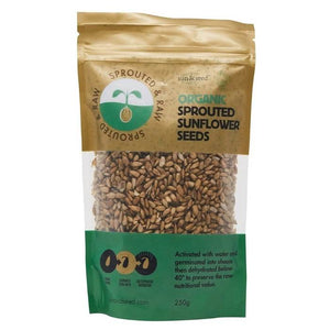 Sun & Seed - Organic Sprouted And Raw Sunflower Seeds, 250g
