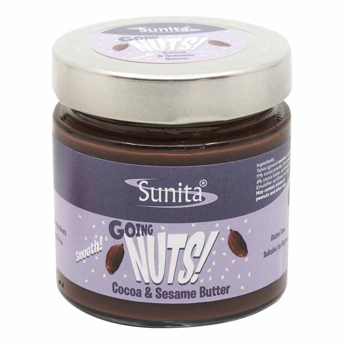 Sunita - Going Nuts! Cocoa & Sesame Butter, 220g