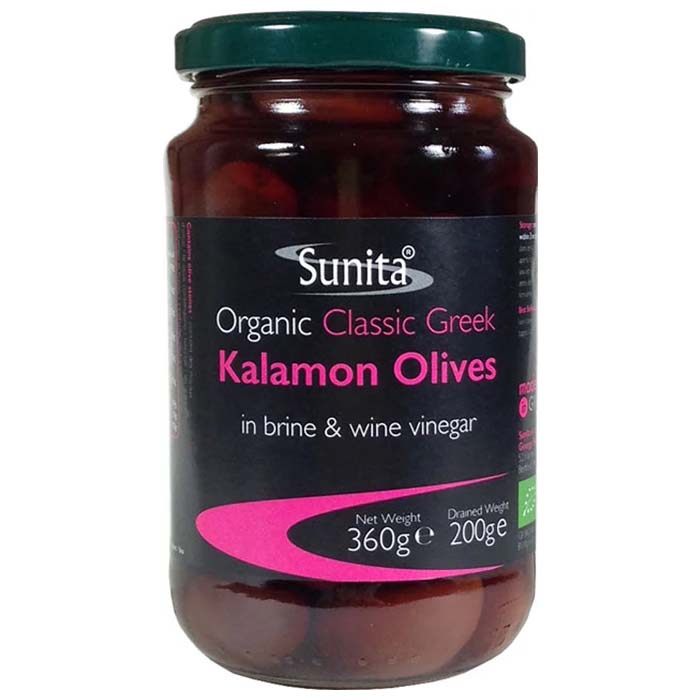 Sunita - Organic Kalamon Olives, 360g