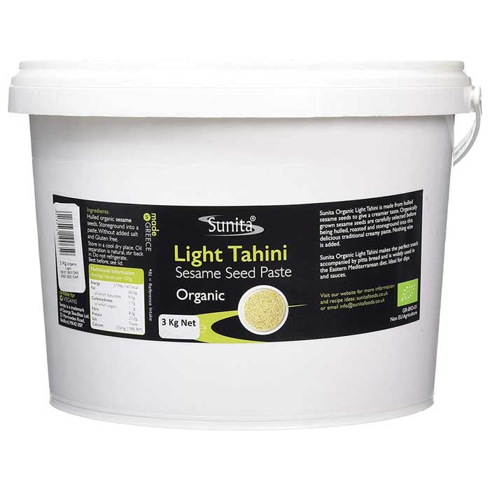 Sunita - Organic Light Tahini, 3kg - front