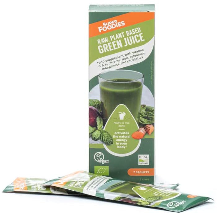 Superfoodies - Organic Green Juice Sachets ,7x10g 