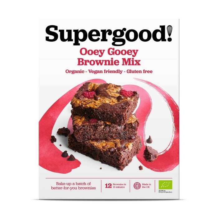 Supergood - Ooey Gooey Brownie Mix, 287g - front