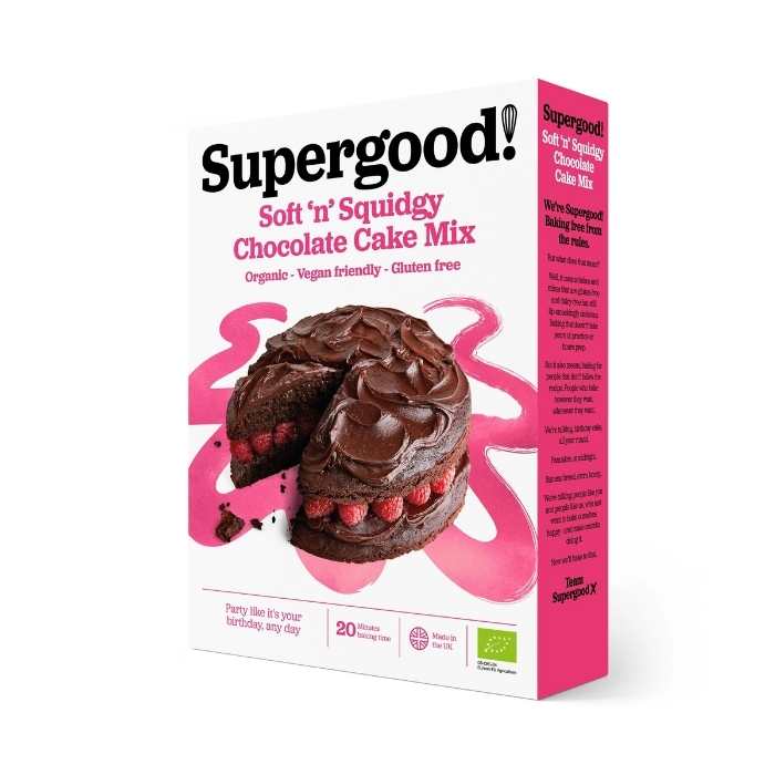 Supergood! - Soft 'n' Squidgy Chocolate Cake Mix, 350g - front