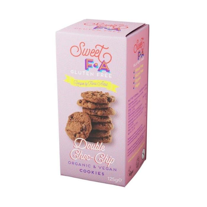 Sweet FA Gluten Free - Organic Cookies Double Double Chocolate Chip, 125g - front