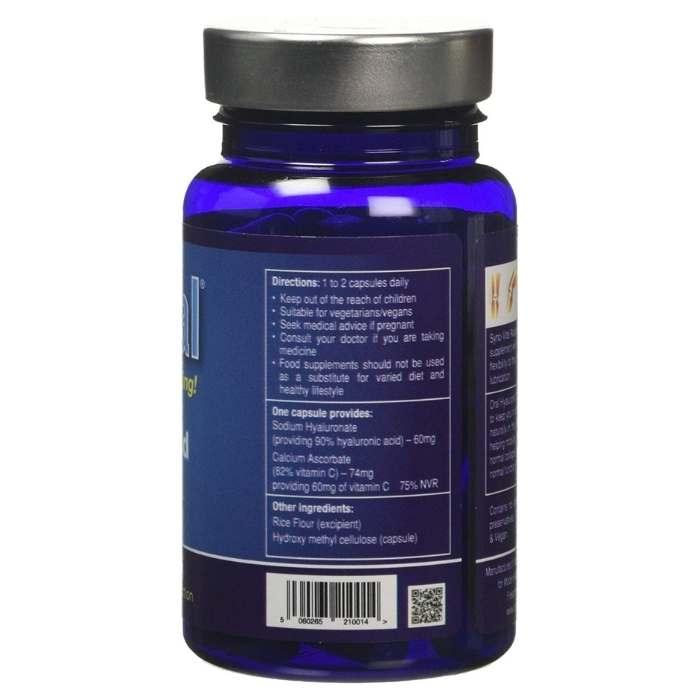 Syno-Vital - Syno Vital Oral Hyaluronan + Vit C, 60 capsules - Back