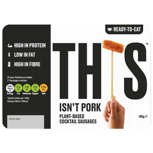 THIS - Isn't Pork Plant-Based Cocktail Sausages, 150g