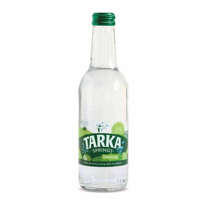 Tarka - Spring Sparkling Water (Glass Bottle), 330ml Pack of 24