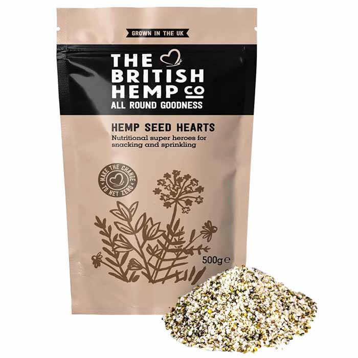 The British Hemp Company - Hulled Hemp Seed, 500g