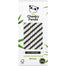 The Cheeky Panda - Bamboo Paper Straws - Black Stripes ,250 Straws
