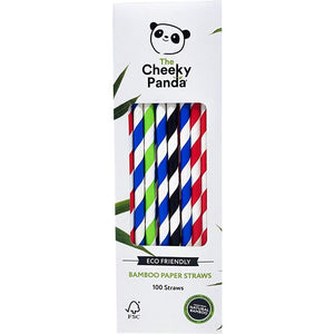 Cheeky Panda - Bamboo Paper Straws, 250 Straws | Multiple Colours