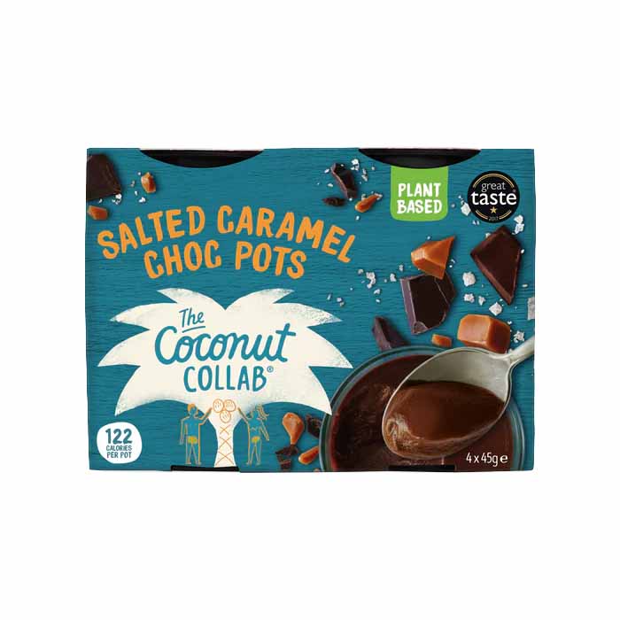 The Coconut Collaborative - Salted Caramel Choc Pots, 4x45g