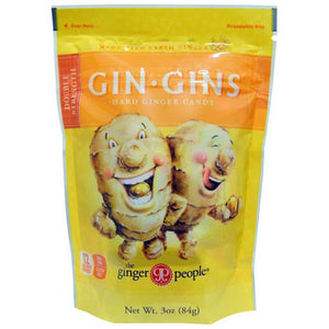 The Ginger People - Gin Gins Double Strength Hard Ginger Candy, 84g