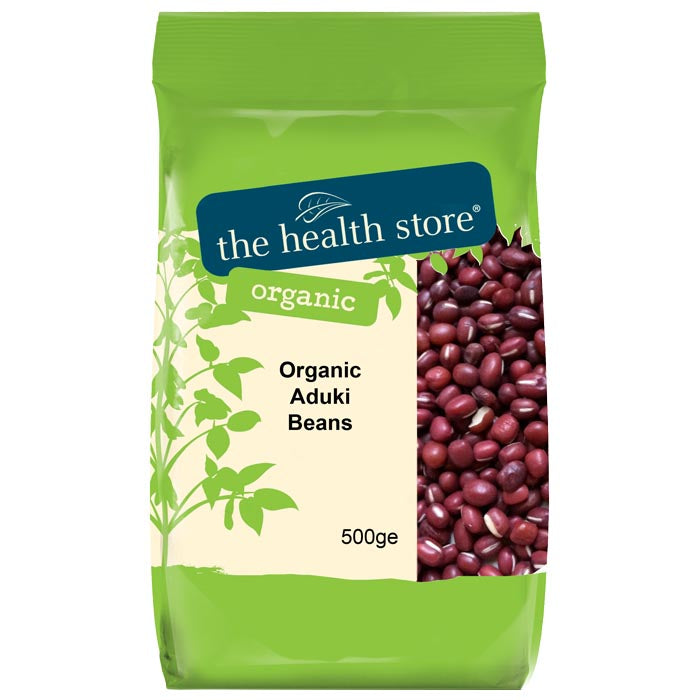 The Health Store - Organic Aduki Beans, 500g