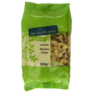 The Health Store - Organic Banana Chips, 250g