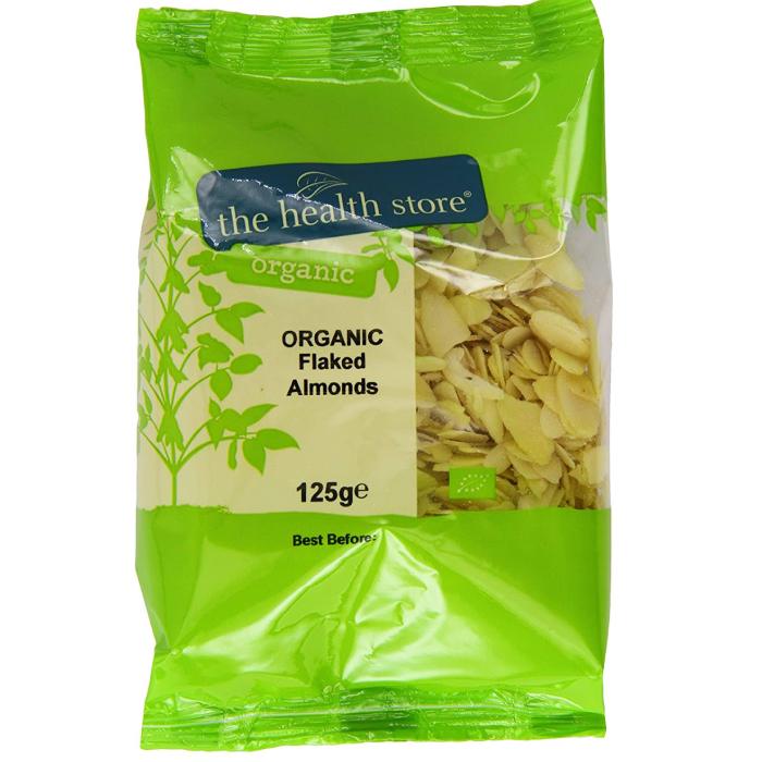 The Health Store - Organic Flaked Almonds, 125g