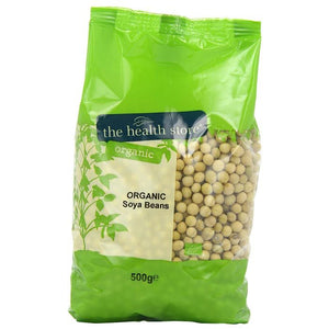 The Health Store - Organic Soya Beans, 500g | Multiple Options