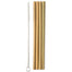 The Humble Co. - Bamboo Straws, 4 Pack With Cleaner - back