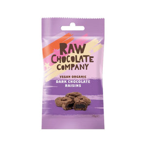 The Raw Chocolate Company - Organic Raw Chocolate Raisins, 28g | Multiple Sizes