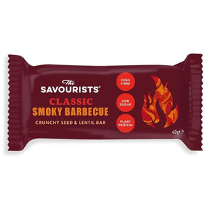 The Savourists - Savoury Snack Bar Crunchy Seed & Lentil, 40g | Multiple Options