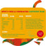 The Savourists - Savoury Snack Bar Crunchy Seed & Lentil Spicy Sriracha, 40g facts