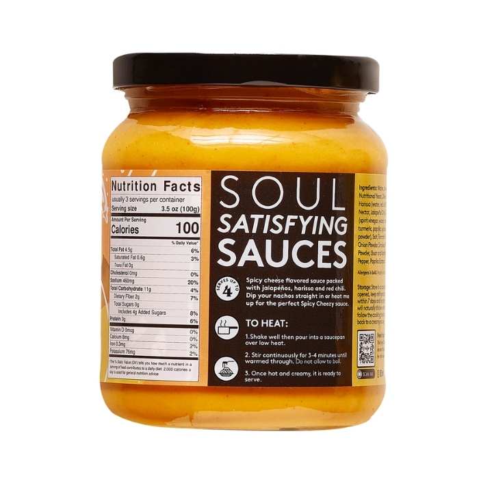 The Vurger Co - Spicy Cheezy Vegan Sauce, 300g - Back