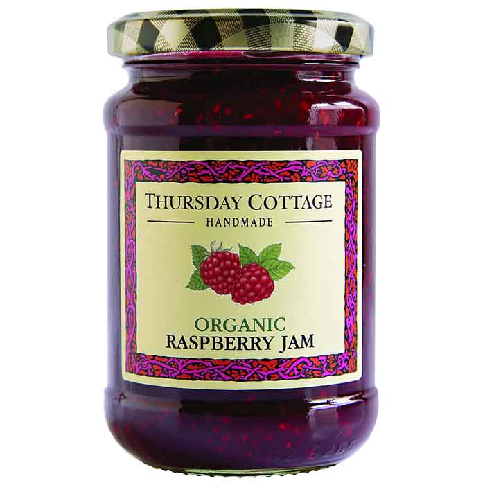 Thursday Cottage - Jam - Organic Raspberry, 340g