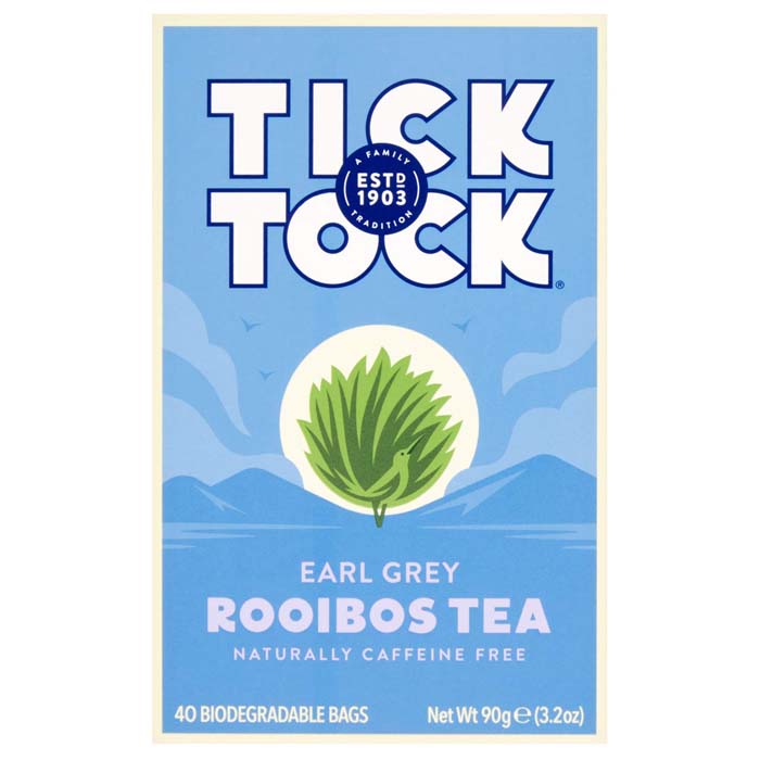 Tick Tock - Earl Grey Rooibos, 40 Biodegradable Bags