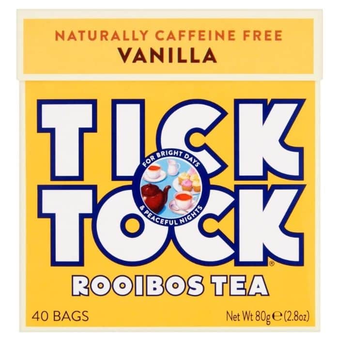 Tick Tock Tea - Vanilla Rooibos Tea - front