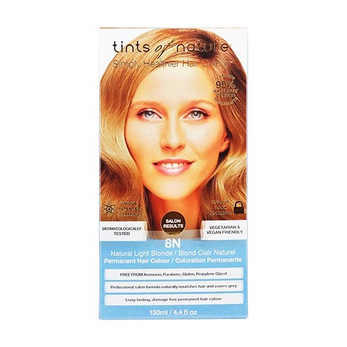 Tints Of Nature - Hair Colour - 8N Light Blonde, 120ml