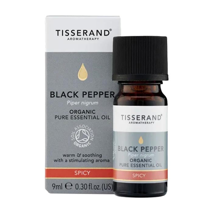 Tisserand - Black Pepper Organic Pure Essential Oil, 9ml