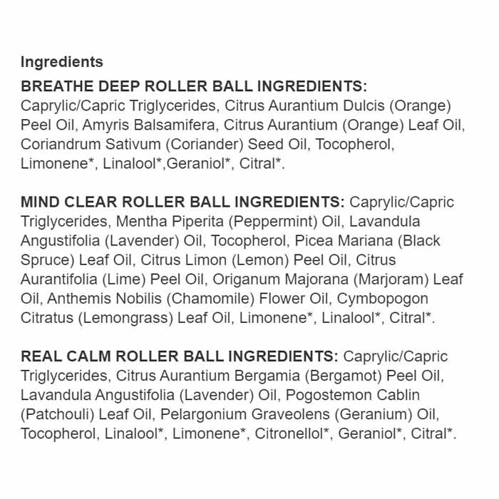 Tisserand - The Little Box of Mindfulness, 3x10ml - back