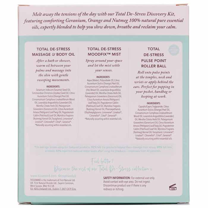 Tisserand - Total De-Stress Discovery Kit, 3-Pack - back