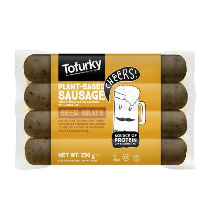 Tofurky - Plant-Based Sausages Beer Brats Original Sausages, 250g - front